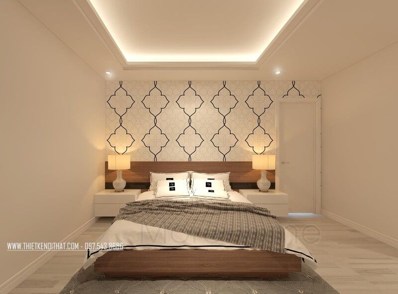 Trang trí phòng ngủ chung cư ấn tượng với mẫu giường ngủ hiện đại